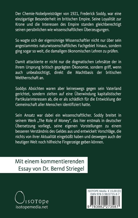 Produktbild: Vom Sinn des Geldes