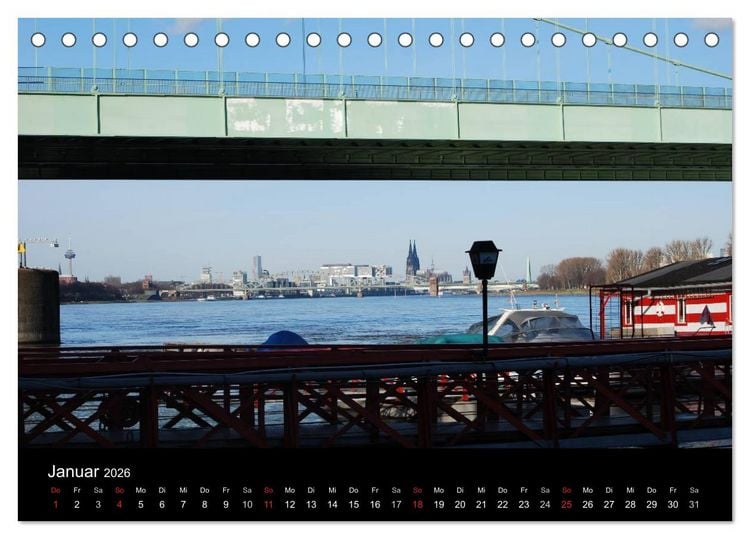 Produktbild: K&ouml;lner Spitzen (Tischkalender 2026 DIN A5 quer), CALVENDO Monatskalender