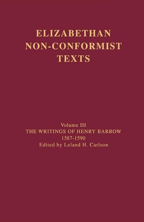 Produktbild: The Writings of Henry Barrow, 1587-1590