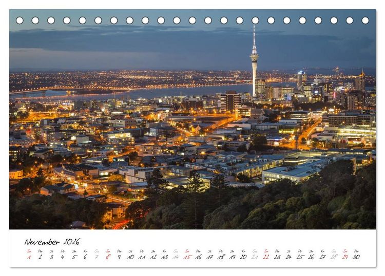 Produktbild: Neuseeland - Streifzug &uuml;ber die Nordinsel (Tischkalender 2026 DIN A5 quer), CALVENDO Monatskalender