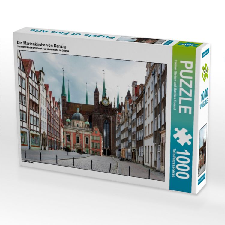 Produktbild: CALVENDO Puzzle Die Marienkirche von Danzig | 1000 Teile Lege-Gr&ouml;&szlig;e 64 &times; 48 cm Foto-Puzzle f&uuml;r gl&uuml;ckliche Stunden