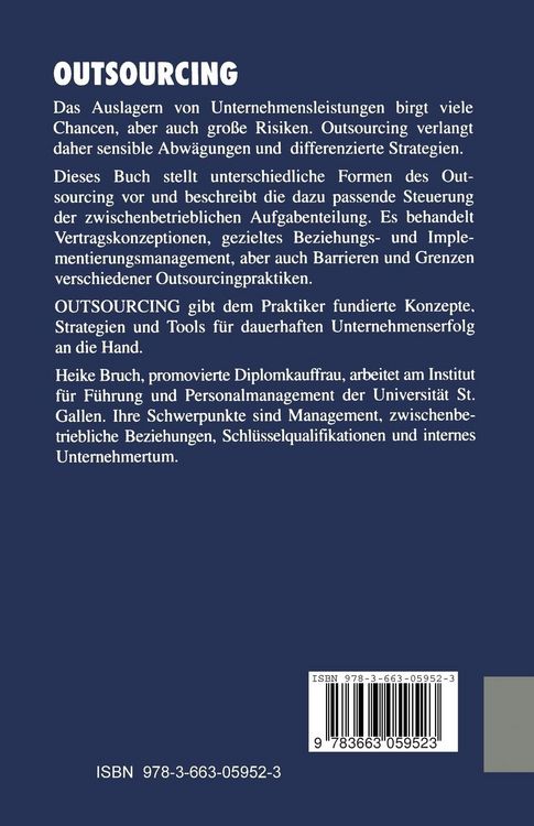 Produktbild: Outsourcing