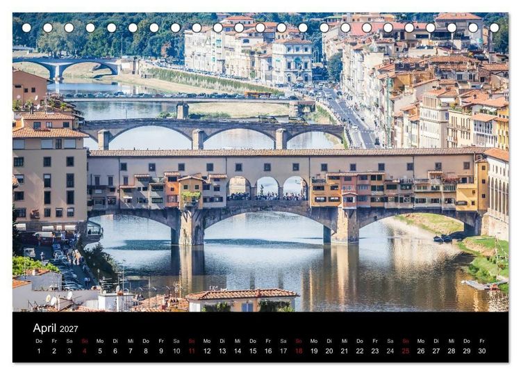 Produktbild: Florenz (Tischkalender 2027 DIN A5 quer), CALVENDO Monatskalender
