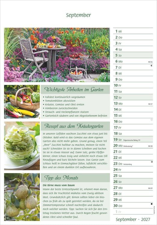 Produktbild: Das Gartenjahr 2027