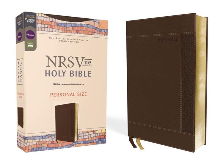Produktbild: NRSVue, Holy Bible, Personal Size, Leathersoft, Brown, Comfort Print