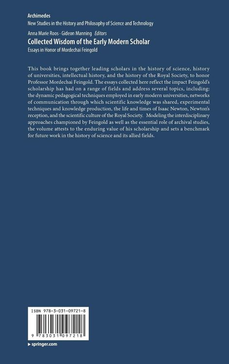 Produktbild: Collected Wisdom of the Early Modern Scholar