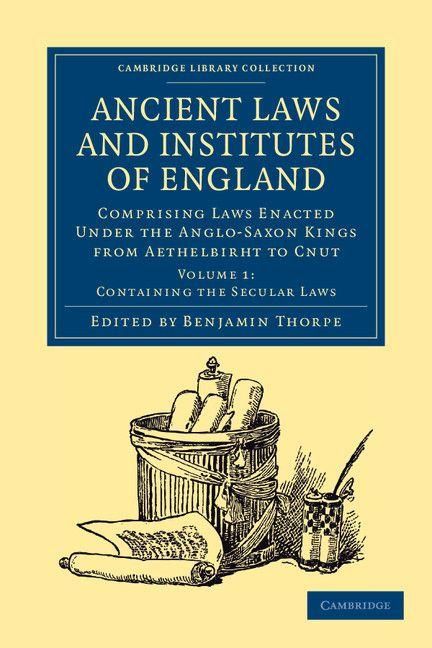 Produktbild: Ancient Laws and Institutes of England - Volume 1