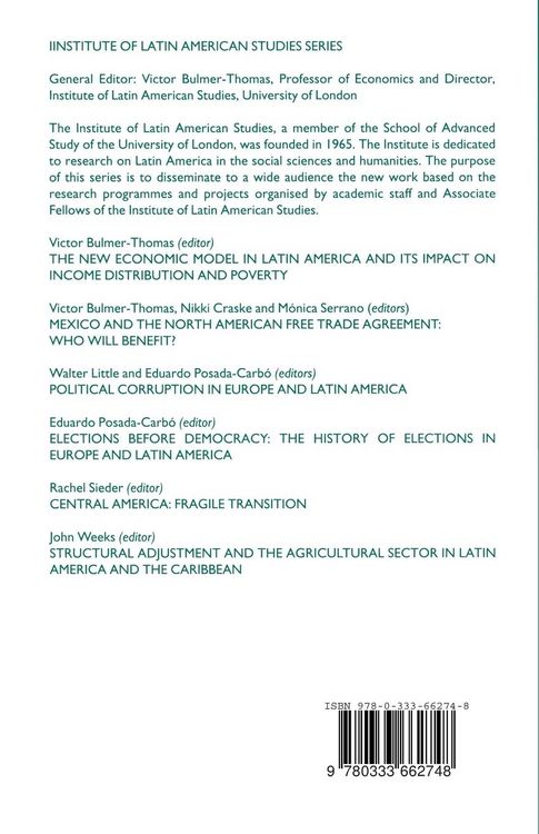 Produktbild: The New Economic Model in Latin America and Its Impact on Income Distribution and Poverty