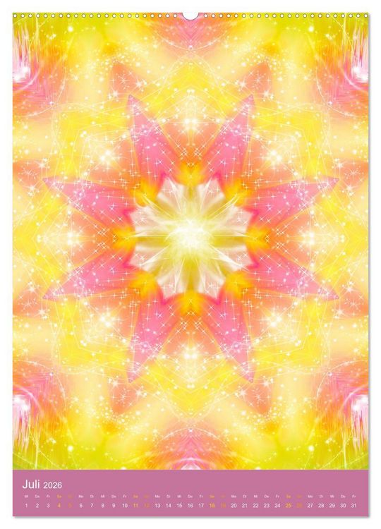 Produktbild: Lichtvolle Mandalas (Wandkalender 2026 DIN A2 hoch), CALVENDO Monatskalender