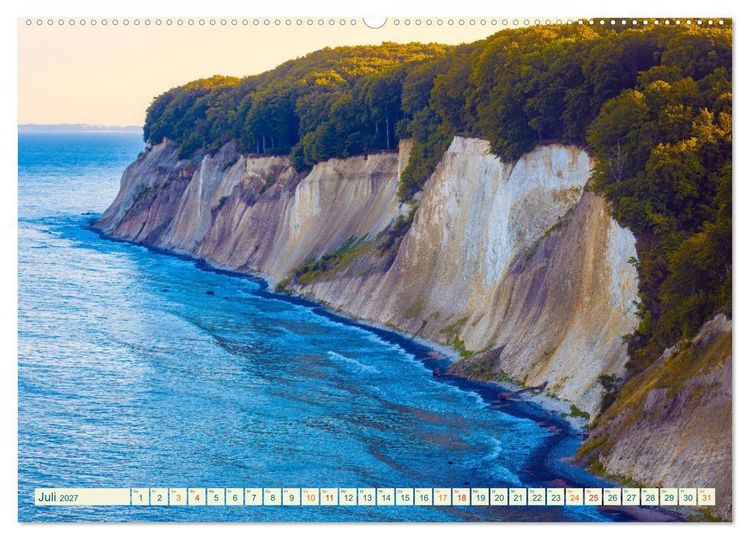 Produktbild: Insel R&uuml;gen - Malerische Kreidek&uuml;ste (hochwertiger Premium Wandkalender 2027 DIN A2 quer), Kunstdruck in Hochglanz