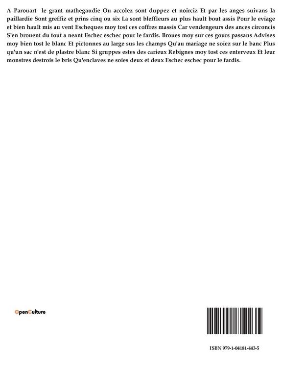 Produktbild: Ballades en jargon