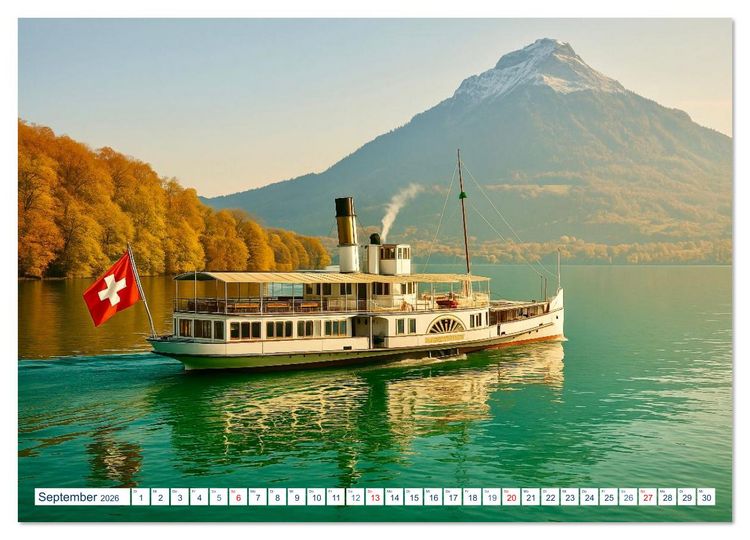 Produktbild: Typisch Schweiz (Wandkalender 2026 DIN A3 quer), CALVENDO Monatskalender