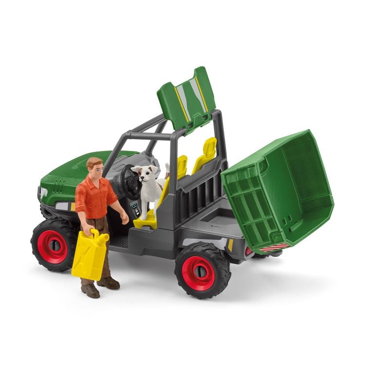 Produktbild: schleich&reg; Farm World Waldbauer mit Fahrzeug