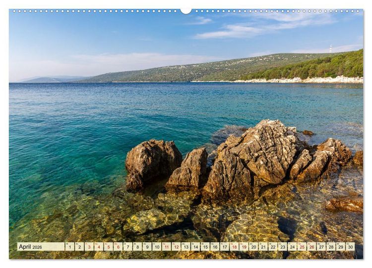 Produktbild: Lo&scaron;inj - Inselzauber in der Adria (hochwertiger Premium Wandkalender 2026 DIN A2 quer), Kunstdruck in Hochglanz