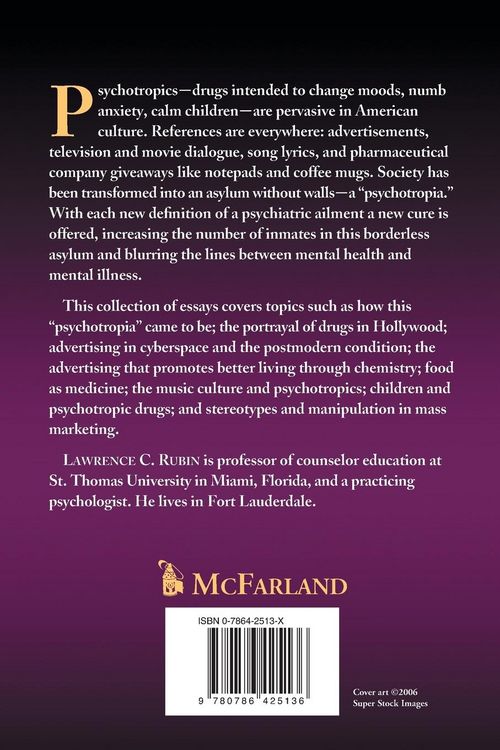 Produktbild: Psychotropic Drugs and Popular Culture