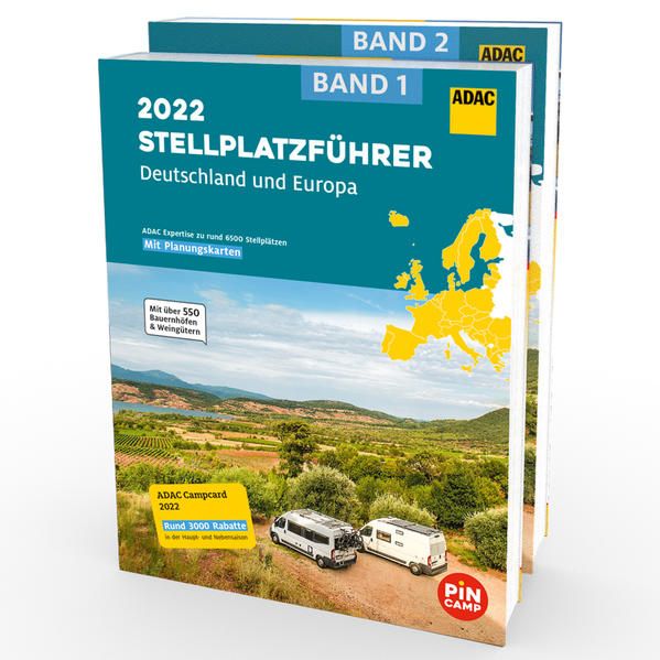 Produktbild: ADAC Stellplatzf&uuml;hrer 2022 Deutschland und Europa