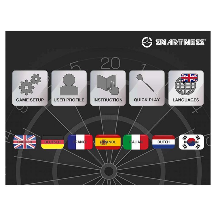 Produktbild: SMARTNESS ELEKTRONIK DARTBOARD TURBO CHARGER 4.0, 2-LOCH ABSTAND