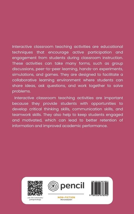 Produktbild: 101 Interactive Classroom Teaching Activities