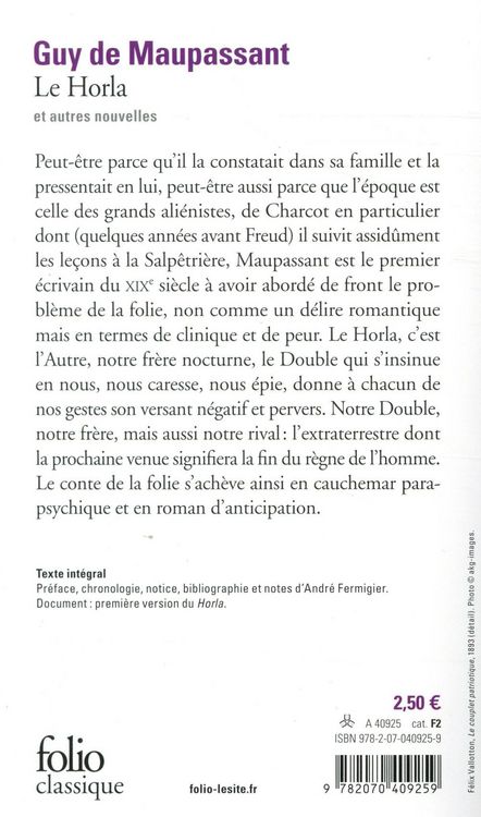Produktbild: Le Horla et autres nouvelles