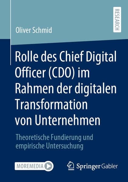 Produktbild: Rolle des Chief Digital Officer (CDO) im Rahmen der digitalen Transformation von Unternehmen