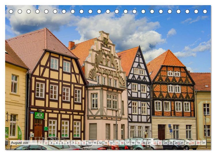 Produktbild: Perleberg Impressionen (Tischkalender 2026 DIN A5 quer), CALVENDO Monatskalender