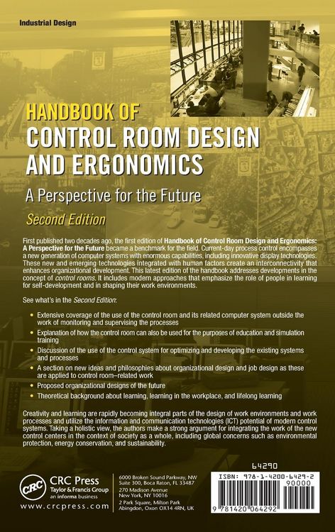 Produktbild: Handbook of Control Room Design and Ergonomics