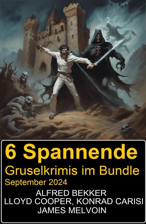 Produktbild: 6 Spannende Gruselkrimis im Bundle September 2024