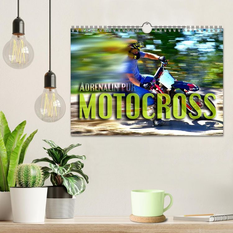 Produktbild: Motocross - Adrenalin pur (Wandkalender 2026 DIN A4 quer), CALVENDO Monatskalender