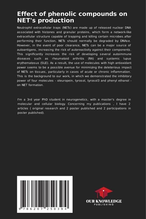 Produktbild: Effect of phenolic compounds on NET's production