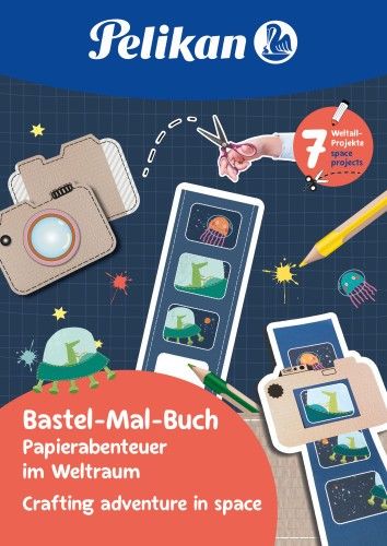 Produktbild: Pelikan Bastel-Mal-Buch Weltraum