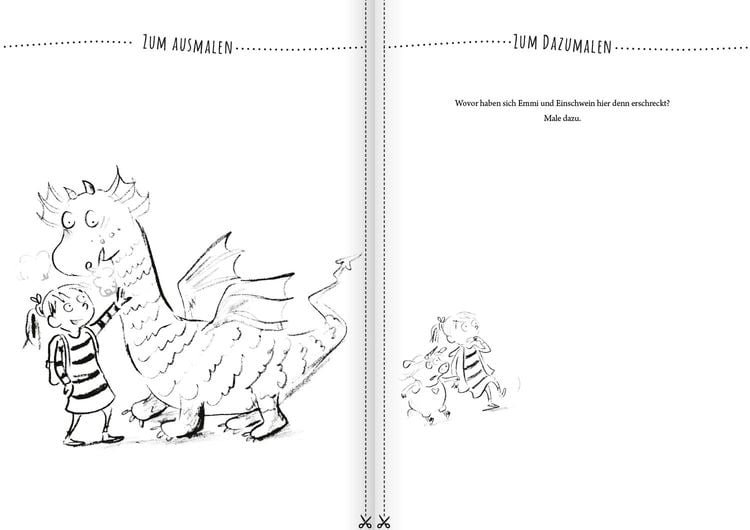 Produktbild: Emmi & Einschwein. Das fabelhafte Mal- und Rätselbuch