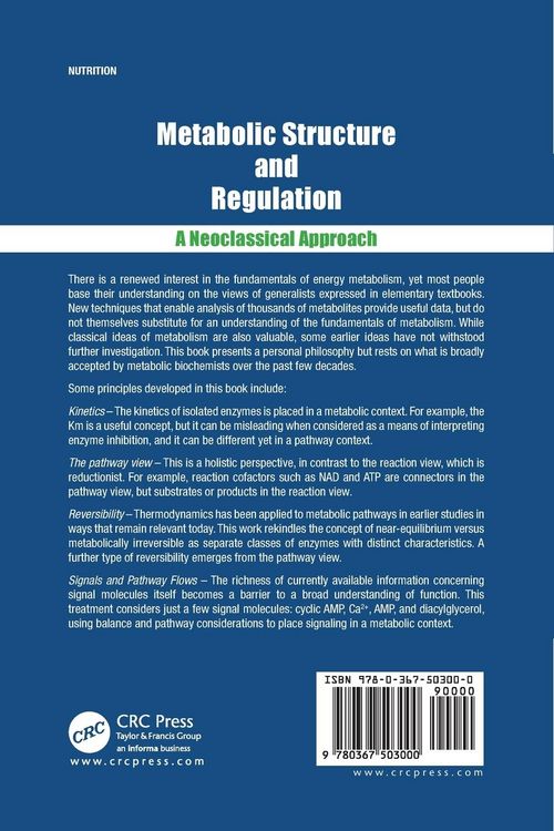 Produktbild: Metabolic Structure and Regulation
