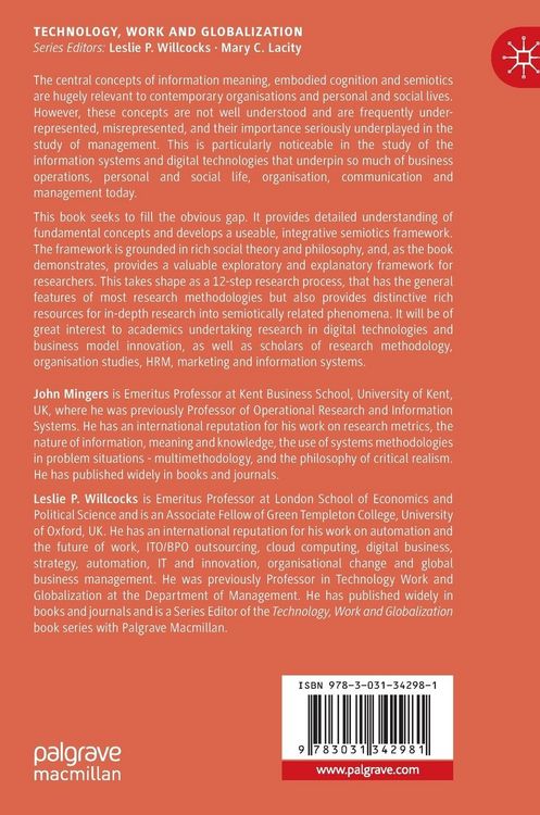 Produktbild: The Semiotics of Information Systems