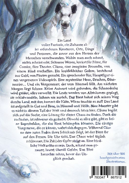 Produktbild: Im Land der Vergessenen - illustrierter Fantasyroman &uuml;ber Hexen, Piraten und imagin&auml;re Freunde