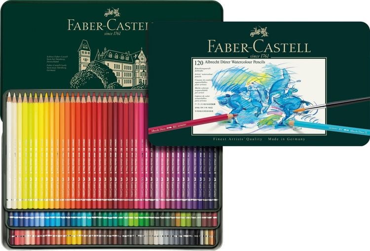 Produktbild: Faber-Castell Aquarellstifte Albrecht Dürer, 120er Set Metalletui
