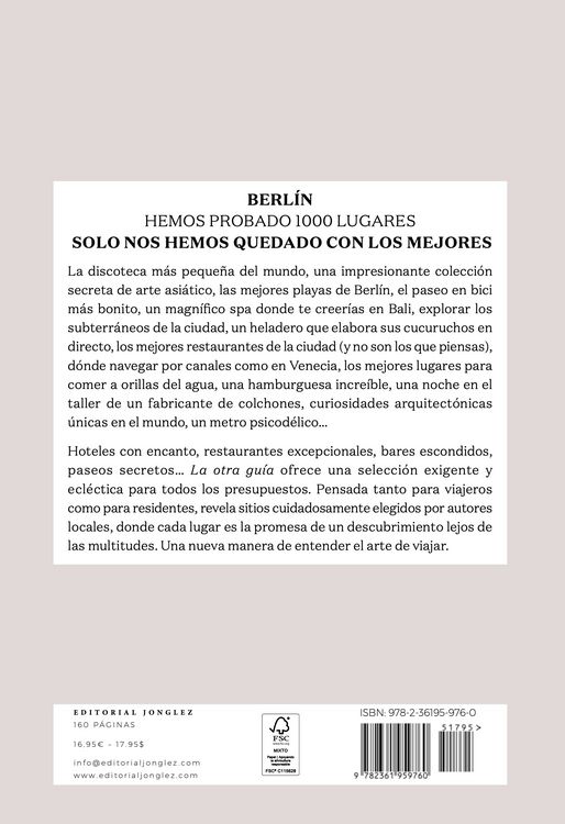 Produktbild: Berl&iacute;n - La otra gu&iacute;a