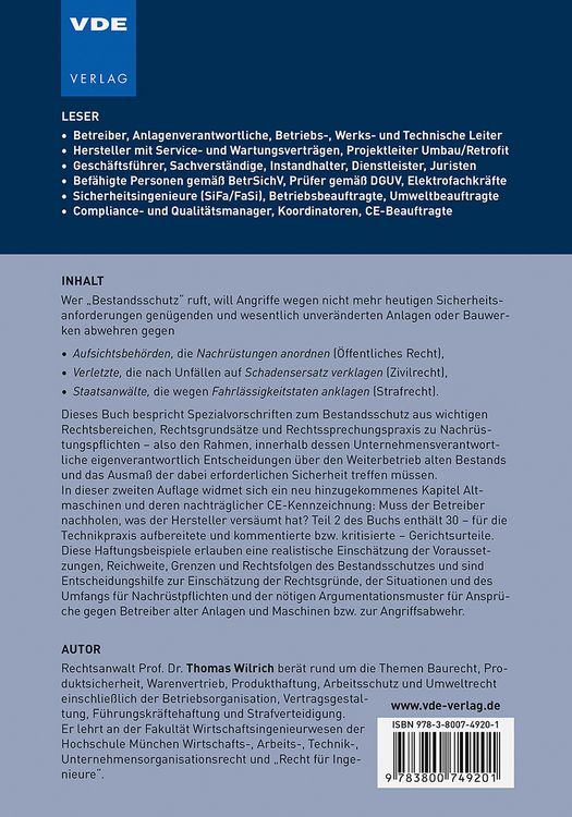 Produktbild: Bestandsschutz oder Nachr&uuml;stpflicht?