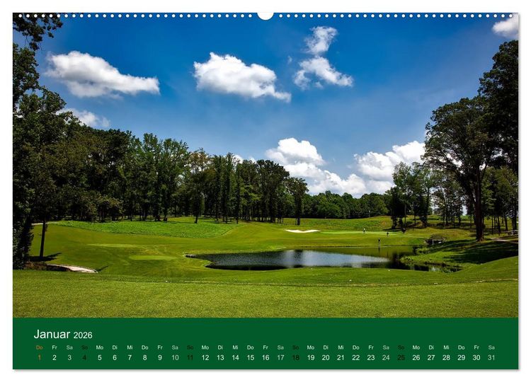 Produktbild: Golf Sport (hochwertiger Premium Wandkalender 2026 DIN A2 quer), Kunstdruck in Hochglanz
