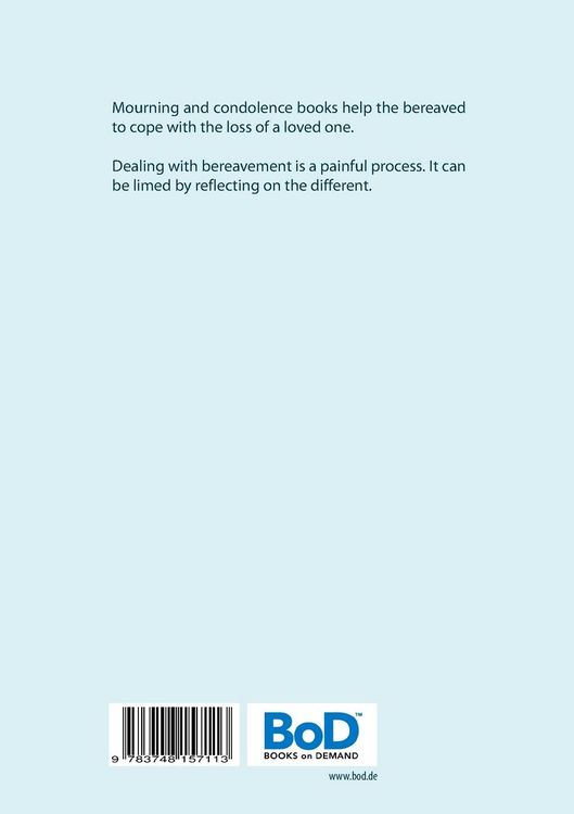Produktbild: Book of mourning and condolence