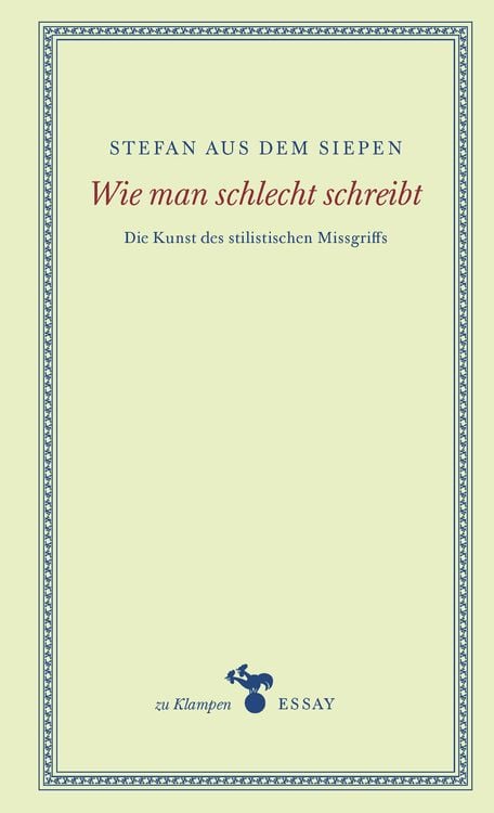 Produktbild: Wie man schlecht schreibt