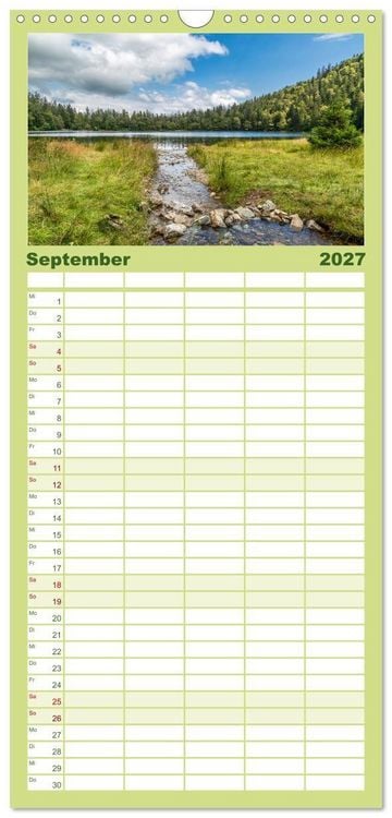 Produktbild: Familienplaner 2027 - Hochschwarzwald - Traumhafte Landschaften im Schwarzwald mit 5 Spalten (Wandkalender, 21 x 45 cm) CALVENDO