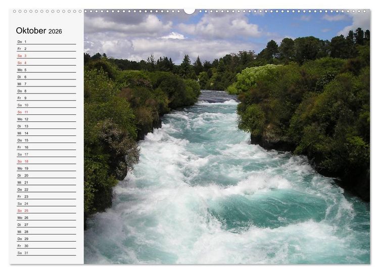 Produktbild: Wildwasser. Gebirgsb&auml;che und Wasserf&auml;lle (hochwertiger Premium Wandkalender 2026 DIN A2 quer), Kunstdruck in Hochglanz