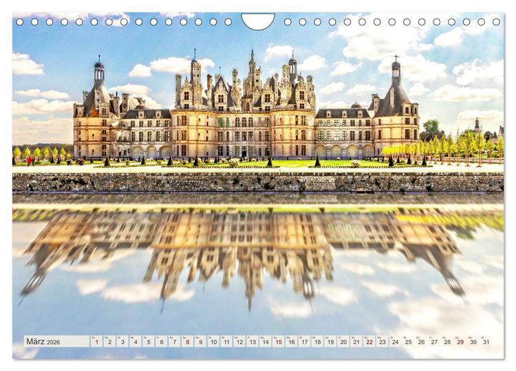 Produktbild: Romantisches Loiretal (Wandkalender 2026 DIN A4 quer), CALVENDO Monatskalender