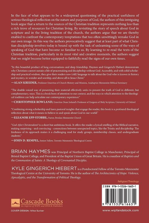 Produktbild: God After Christendom?