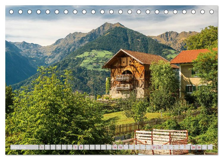 Produktbild: Sommer - Sonne - Schenna (Tischkalender 2026 DIN A5 quer), CALVENDO Monatskalender