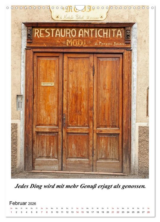 Produktbild: T&uuml;ren und dahinter ? (Wandkalender 2026 DIN A3 hoch), CALVENDO Monatskalender