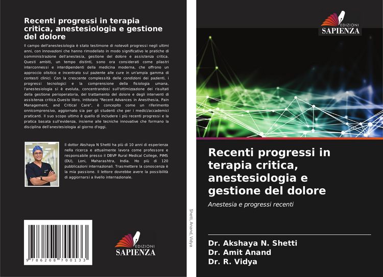 Produktbild: Recenti progressi in terapia critica, anestesiologia e gestione del dolore
