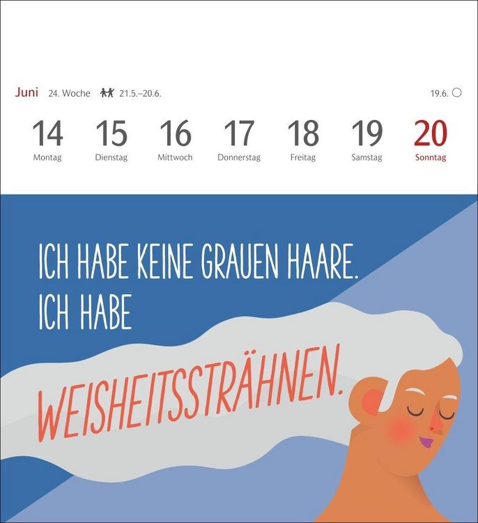 Produktbild: Der fette Vogel bricht den Ast Postkartenkalender 2027 - Wochenkalender - 53 Karten mit frechen Spr&uuml;chen