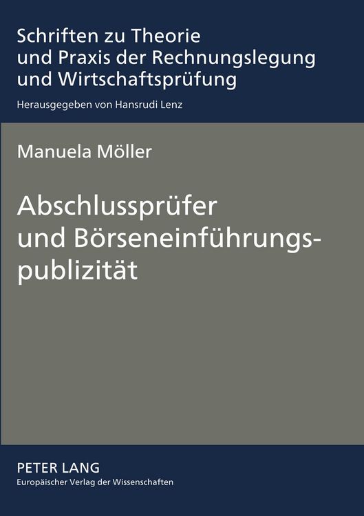 Produktbild: Abschlusspr&uuml;fer und B&ouml;rseneinf&uuml;hrungspublizit&auml;t