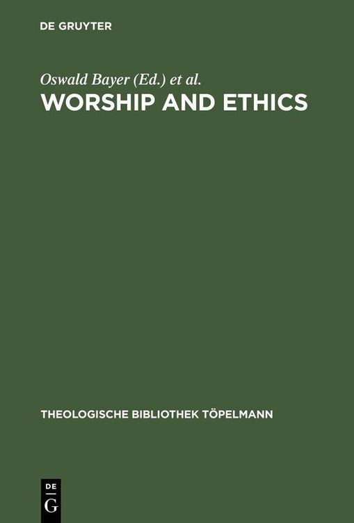 Produktbild: Worship and Ethics